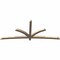 Ekena Millwork Davenport Smooth Timber Gable Bracket, Douglas Fir, 108"W x 45"H x 3 1/2"D x 3 1/2"F, 10/12 Pitch GBW108X45X0404DAV00SDF - alternate 5